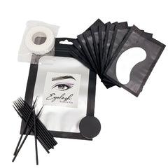 Professional Grafting Eyelashes Set with Gentle Glue Removal Cream