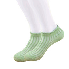 Girls Kids Mesh Breathable Low Cut Ankle Socks