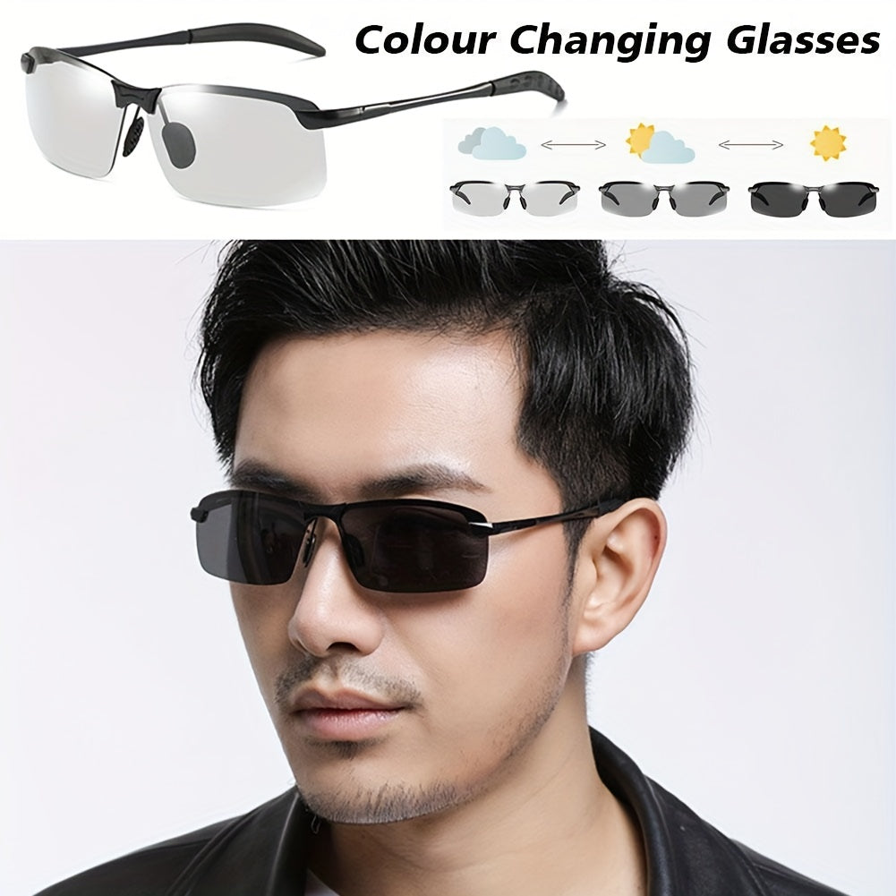 Men's Polarized Sunglasses Night Vision Dual use Sunglasses