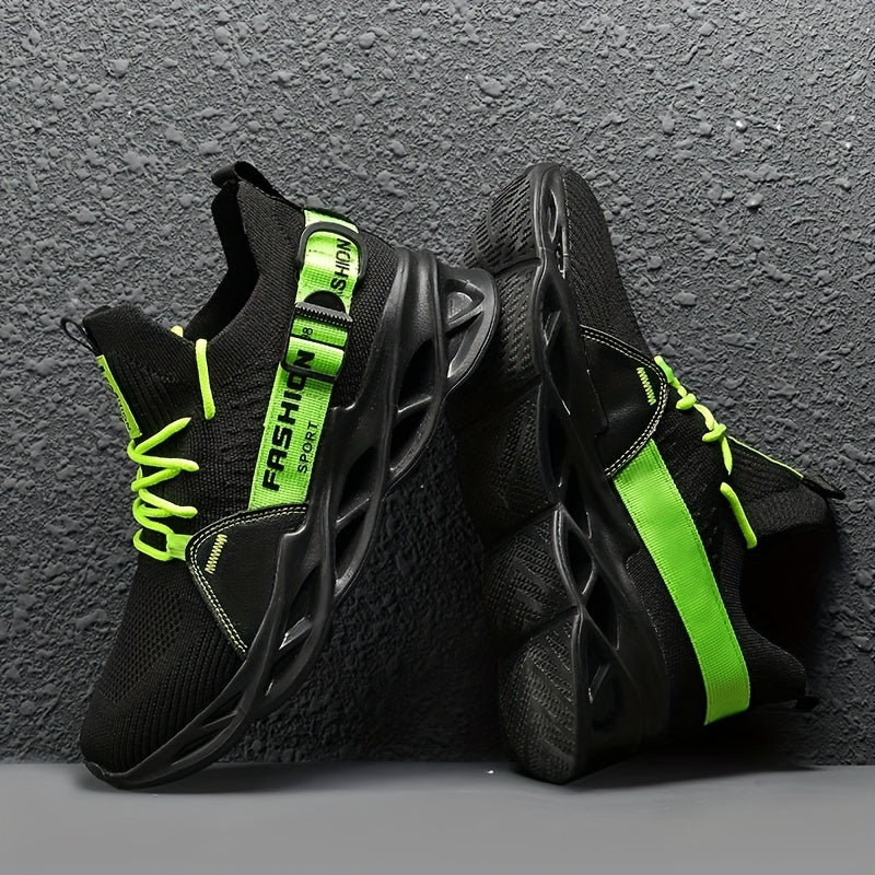 Lightweight Non Slip Running Shoes Breathable Knit with Shock Absorption
