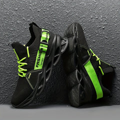 Lightweight Non Slip Running Shoes Breathable Knit with Shock Absorption