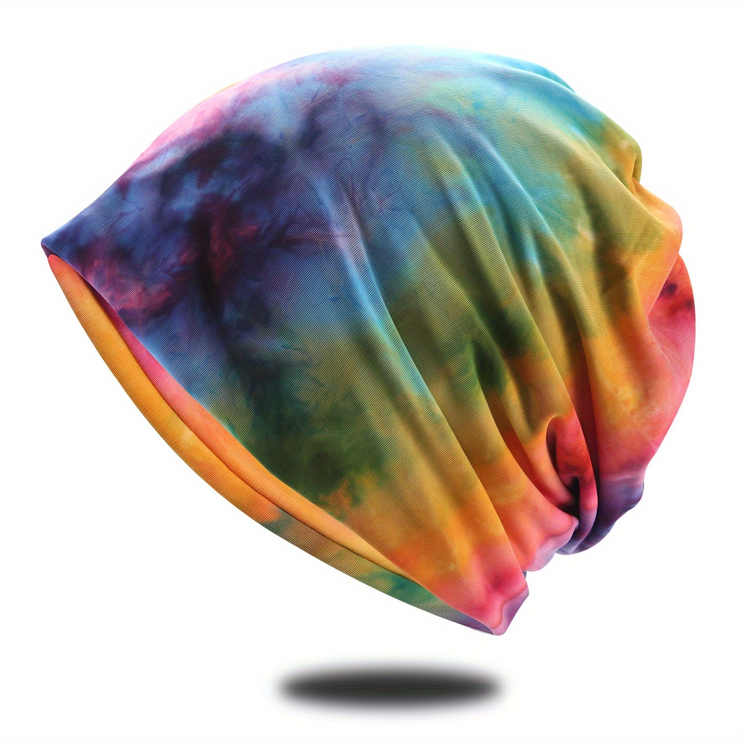 Men's Tie Dye Pullover Hat Graffiti Style