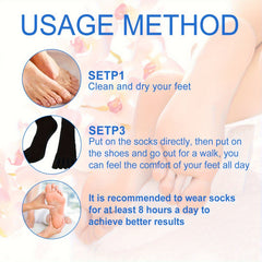 1pc Microcapsule Socks Non Slip Anti Foot Sweat Thermal Socks