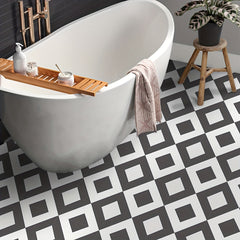 12pcs Moroccan Style Floor Stickers Waterproof Non slip Home Decoration Self adh