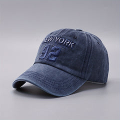 Men's Outdoor Baseball Cap Embroidered Letter Sport Peaked Hat