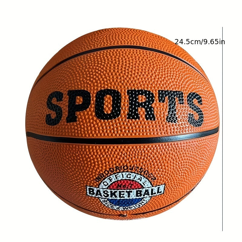 Rubber Ball No 7 Students' Basketball Training Camp Wear-resistant