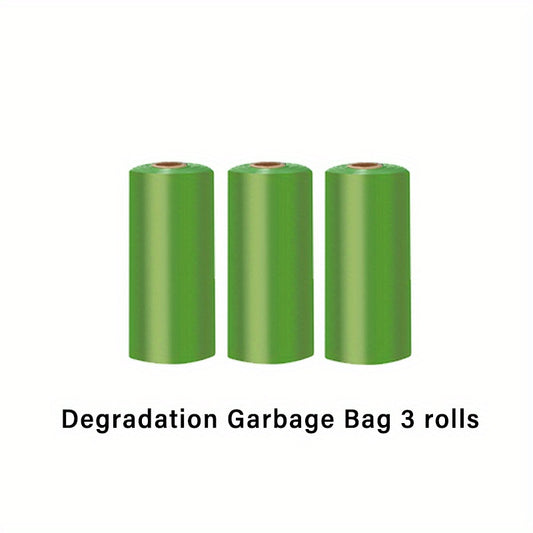 3PC Car Trash Can Side Hanging Large Capacity with Lid Storage Bucket