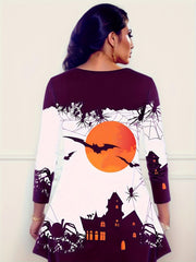  Halloween 2-Piece Set Graphic Long Sleeve Top