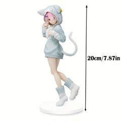 Pink Cat Ears Pajamas Anime Action Figure Gift