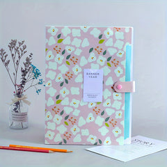 Stylish Floral Printed File Folders Set