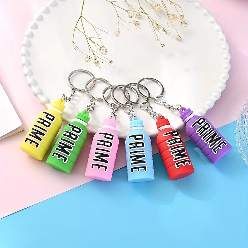 Creative Beverage Bottle Silicone Key Chain Men's Small Gift