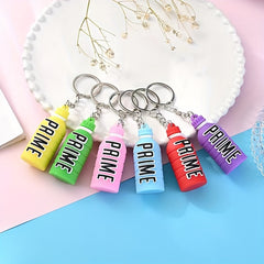 Creative Beverage Bottle Silicone Key Chain Men's Small Gift