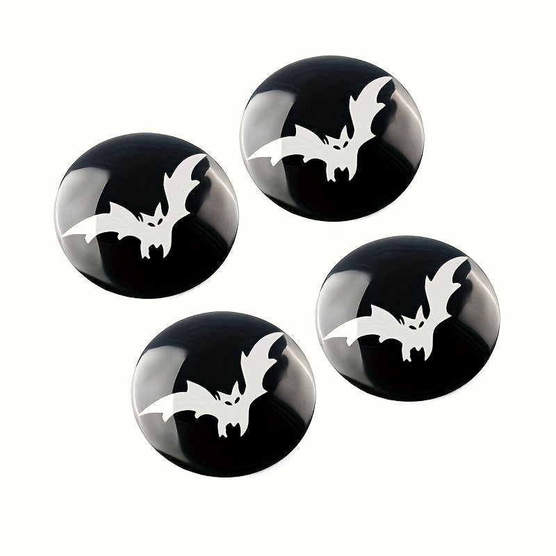 4pcs Bat Car Wheel Center Hub Cap Emblem Stickers Cover 56mm Car Accessories