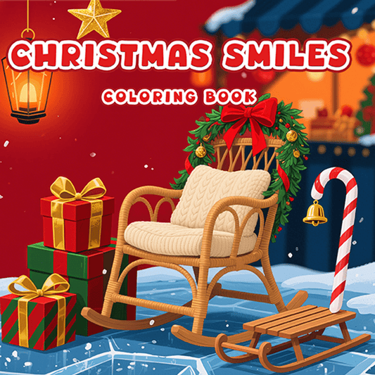 Christmas Adult Coloring Book Santa Reindeer Holiday Scenes Festive Designs