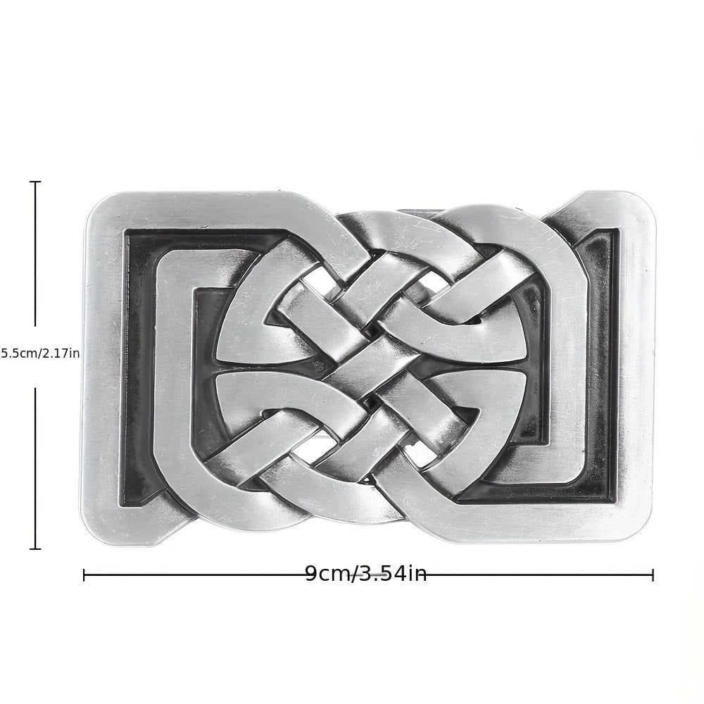 Retro Pattern Belt Buckle Casual Decorative Belt Buckle