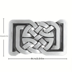 Retro Pattern Belt Buckle Casual Decorative Belt Buckle