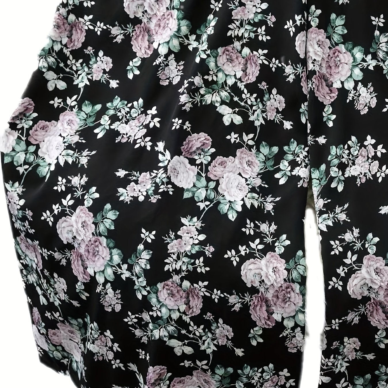Women's Plus Floral Print Wide Leg Pants