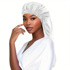 Women's Extra Long Satin Hair Bonnet for Night Sleeping