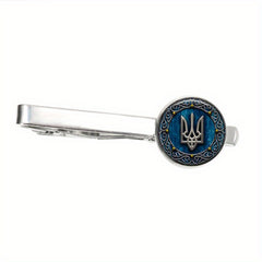 Men's Tryzub Ukraine Tie Clip For Clothing Match