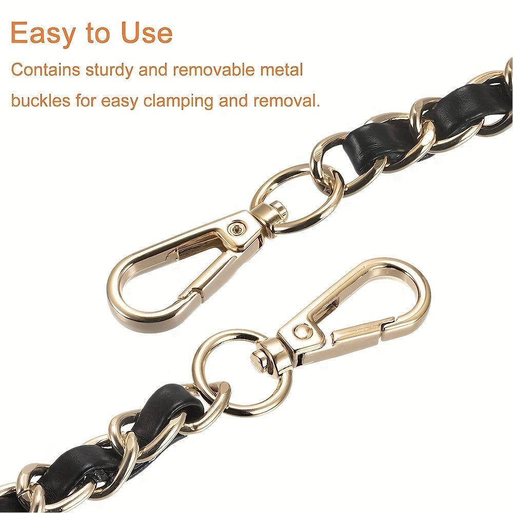 PU Leather Chain Strap For Handbag Shoulder Bag Crossbody Bag Replacement