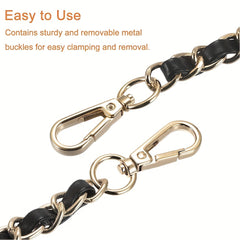 PU Leather Chain Strap For Handbag Shoulder Bag Crossbody Bag Replacement