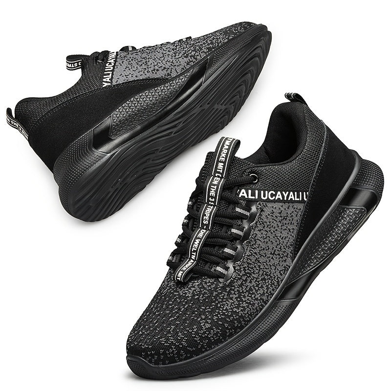 Men's Running Shoes Lace-up Sneakers Lightweight Breathable