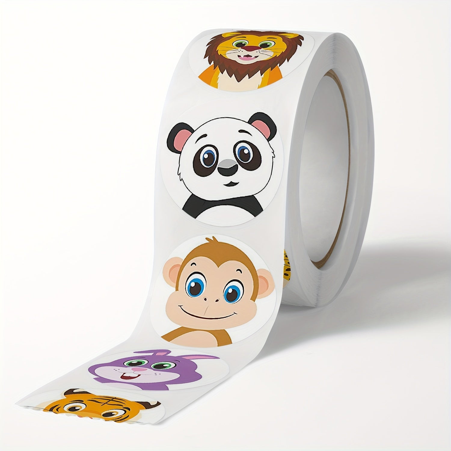 500pcs Cute Animal Stickers for Teachers, Red Flower Reward Stickers
