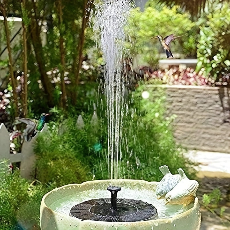 3.5W Solar Fountain Pump with 6 Nozzles for Bird Bath