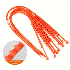 5pcs Disposable Car Non-slip Chain Ties for Snow Mud Road Emergency