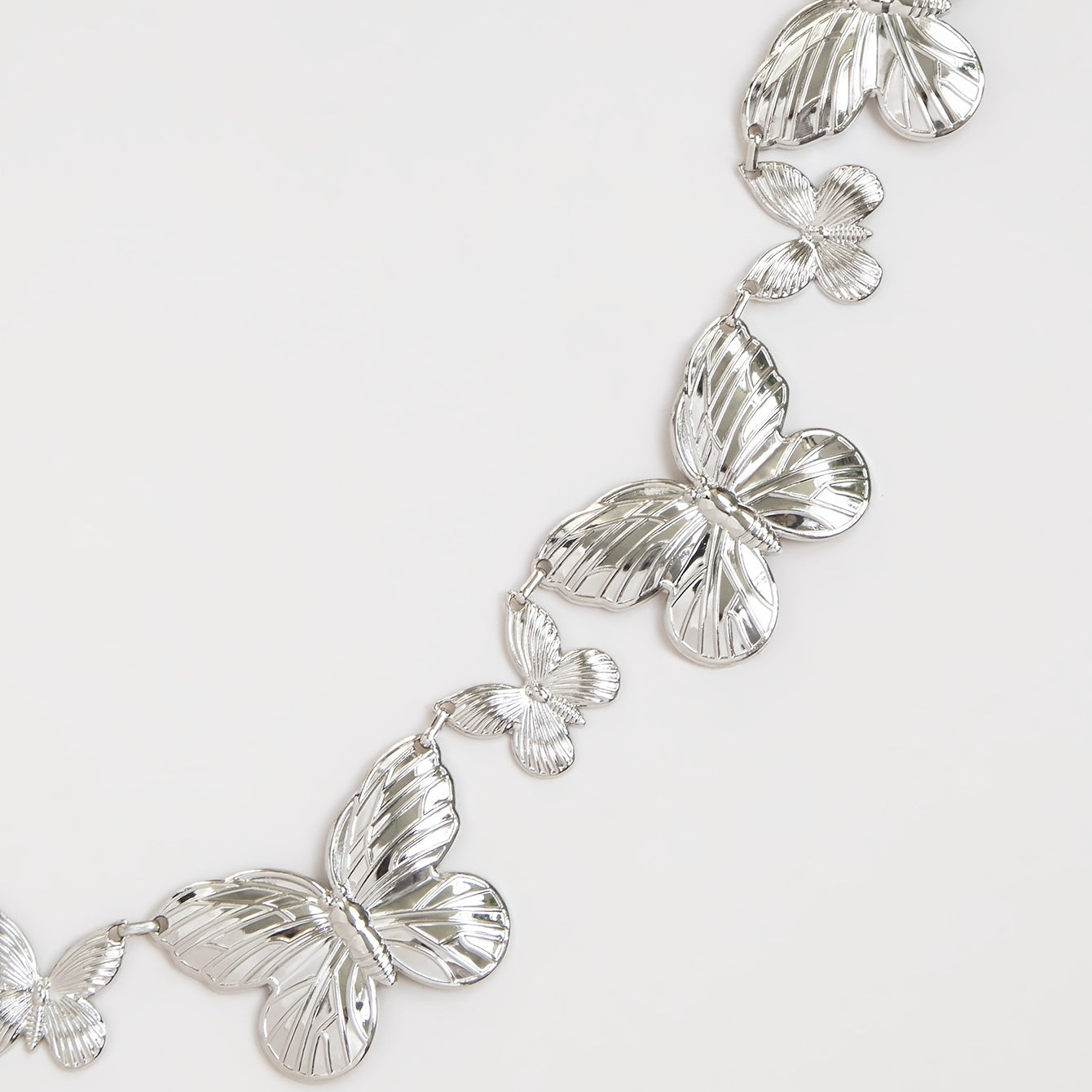 Y2K Butterfly Waist Chain Metal Belly Chain