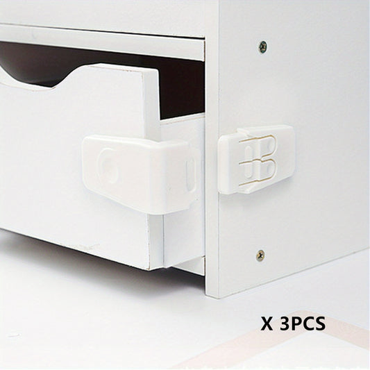 Baby Cabinet Door Safety Lock Buckle Child Proofing Drawer Lock