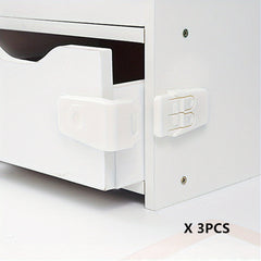 Baby Cabinet Door Safety Lock Buckle Child Proofing Drawer Lock