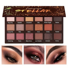 18-Color Brightening Eyeliner Eyeshadow Palette Matte Shimmer Finish