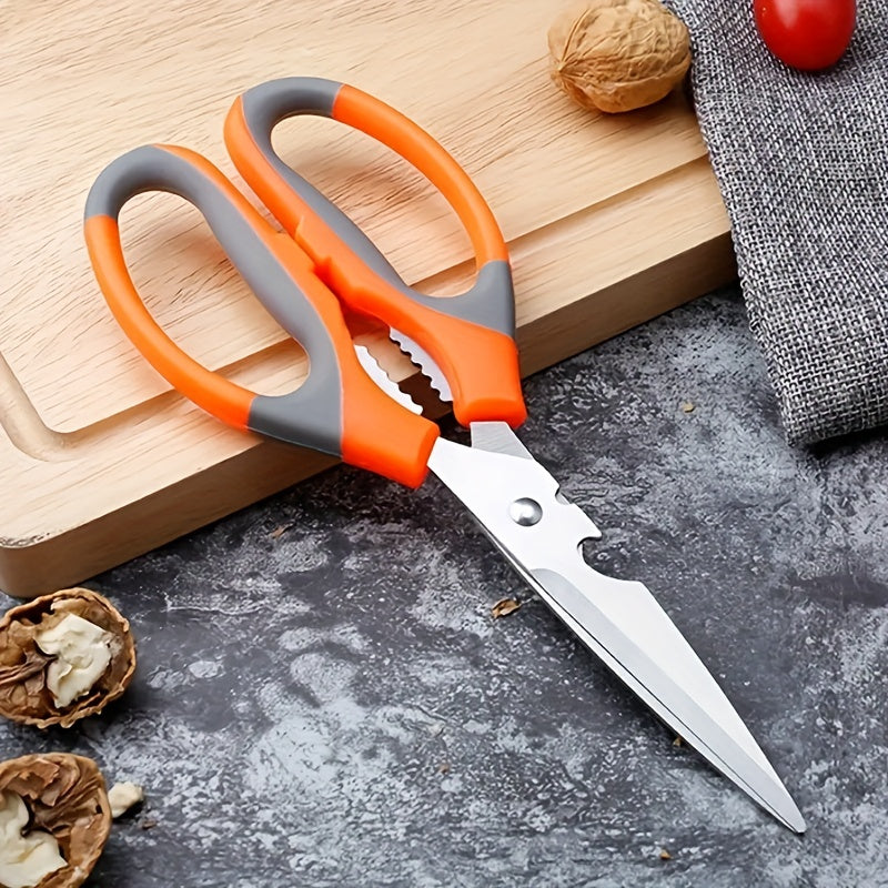 Stainless Steel Multifunctional Kitchen Scissors with Bottle Opener