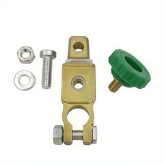 Car Truck Boat Vehicle Power Shutoff Disconnect Switch Green Knob Isolator