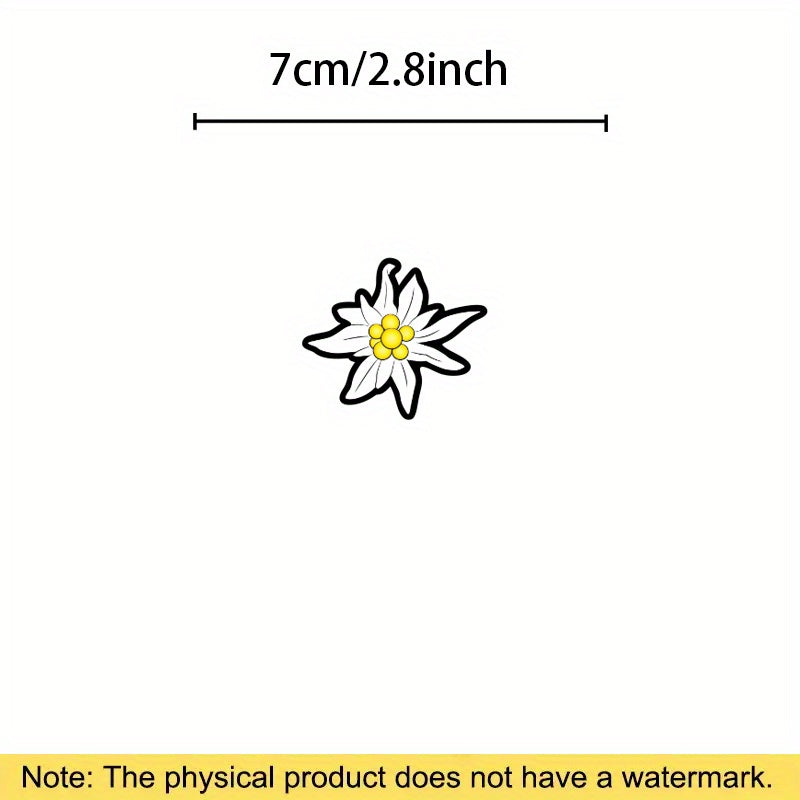 Edvard Daisy Vinyl Stickers & Yellow Floral Decals for Phone Laptops Luggage