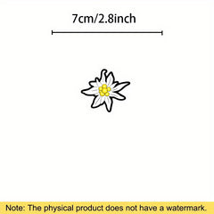 Edvard Daisy Vinyl Stickers & Yellow Floral Decals for Phone Laptops Luggage