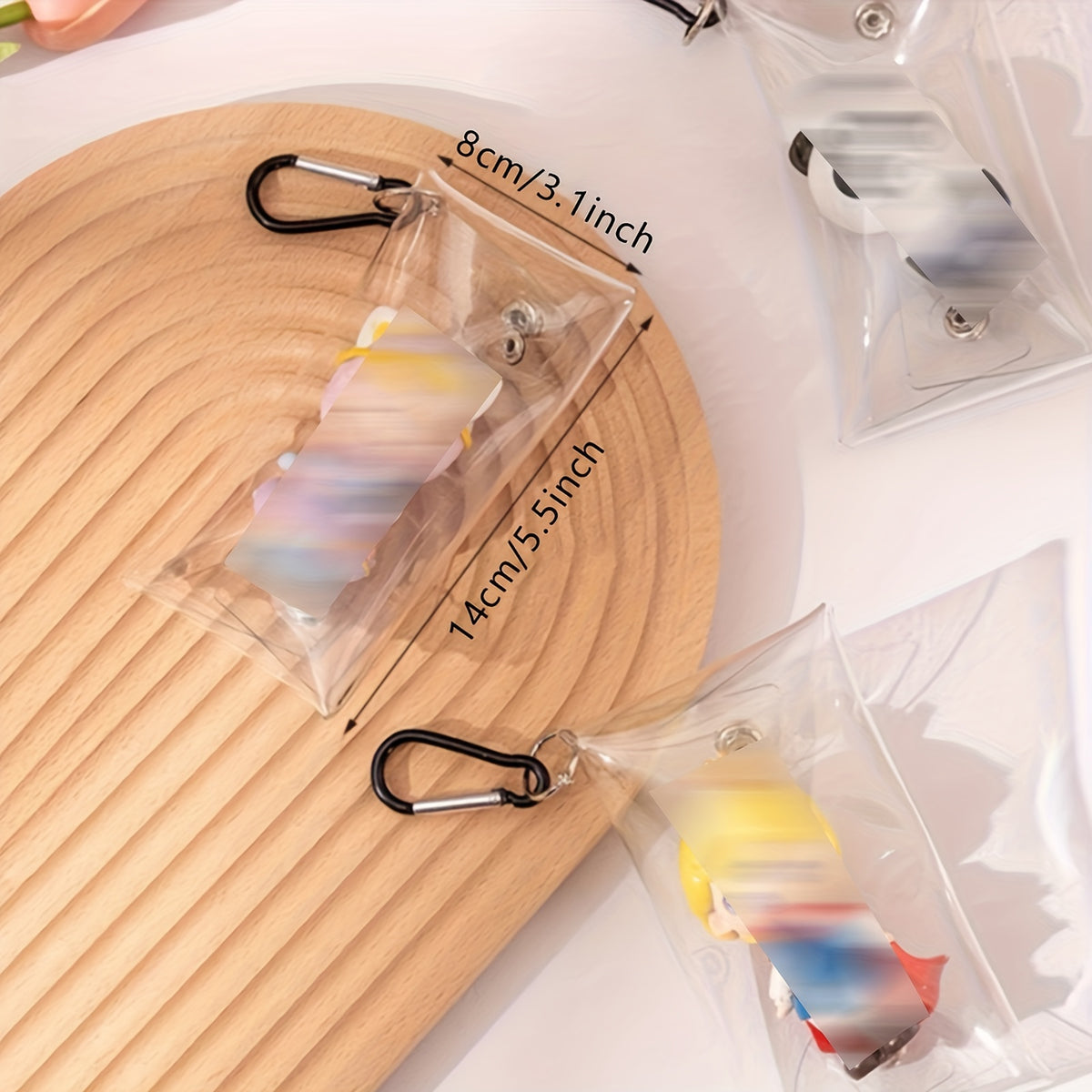 Square Coin Purse Key Holder Doll Display Box