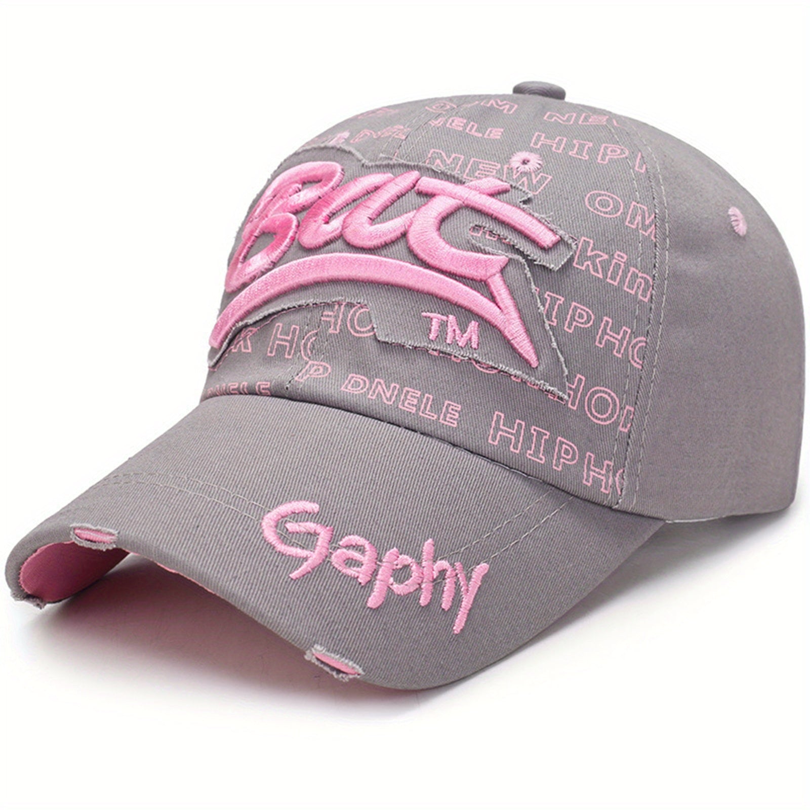 Embroidered Sunshade Sun Hat Unisex Baseball Cap