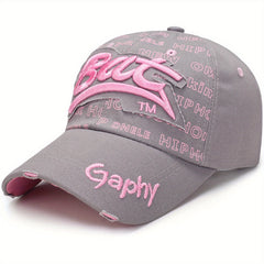 Embroidered Sunshade Sun Hat Unisex Baseball Cap