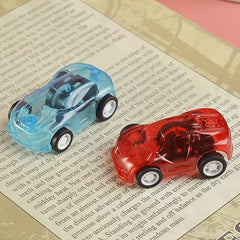 10pcs Transparent Pull Back Small Car Inertia Small Toy Kindergarten Small Gift