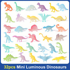 Mini Glow-in-the-Dark Dinosaur Model Toy