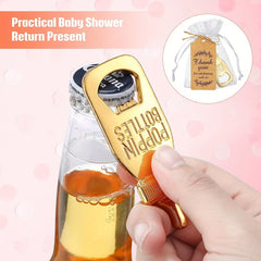 10pcs Retro Bottle Openers Baby Shower Favors For Guests
