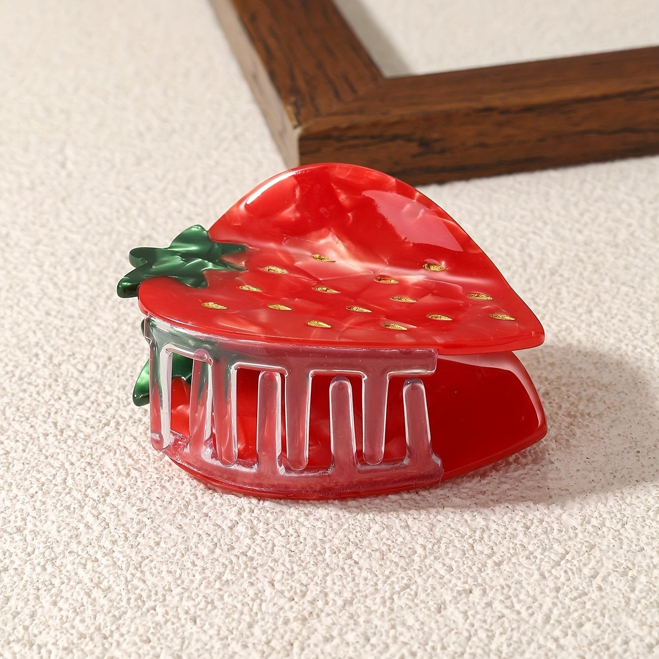 Creative Strawberry Hair Claw Nonslip Ponytail Holder Hair Clip