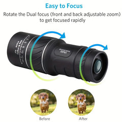 2 Pack HD Telescope with Tripod for Camping Fishing Hiking