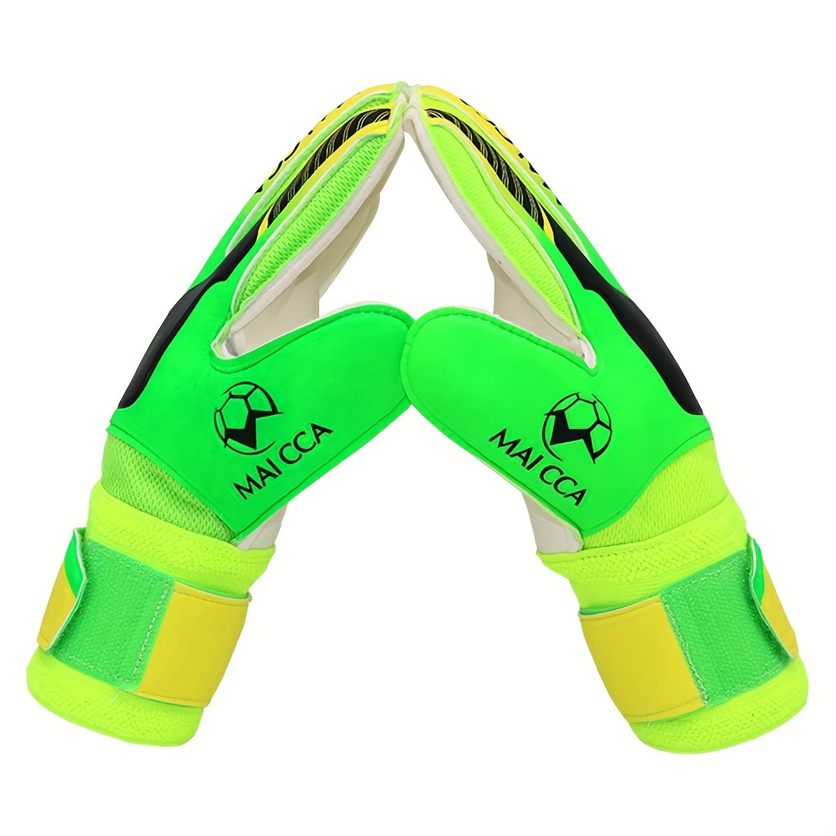 Soccer Goalie Gloves Strong Grip Green