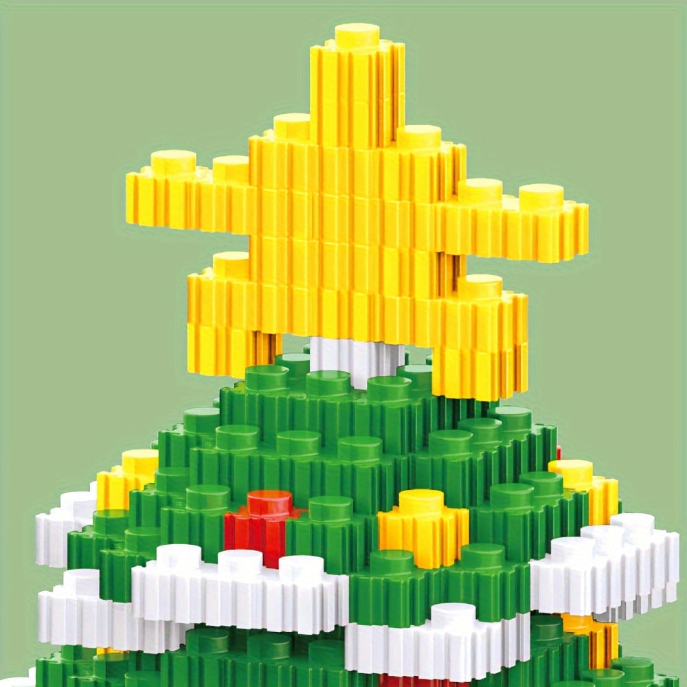 DIY Christmas Tree Building Blocks Assembly Toys