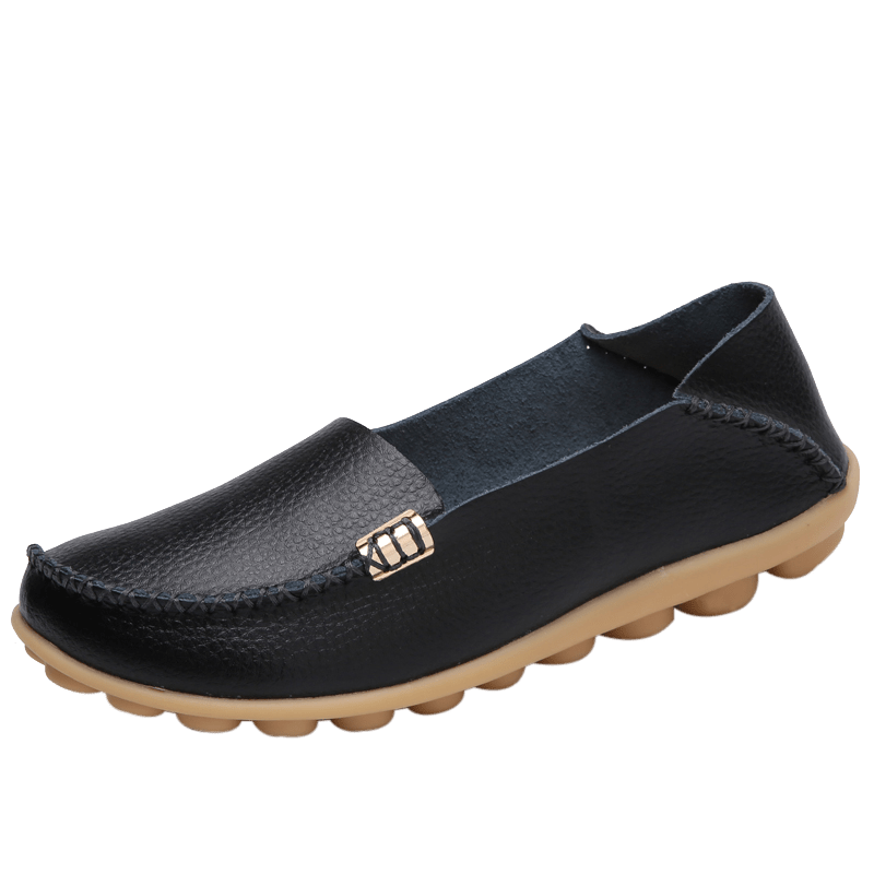 Soft & Comfortable Peas Shoes Lightweight Moccasin Penny Loafer Women's Footwear