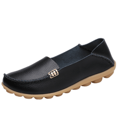 Soft & Comfortable Peas Shoes Lightweight Moccasin Penny Loafer Women's Footwear