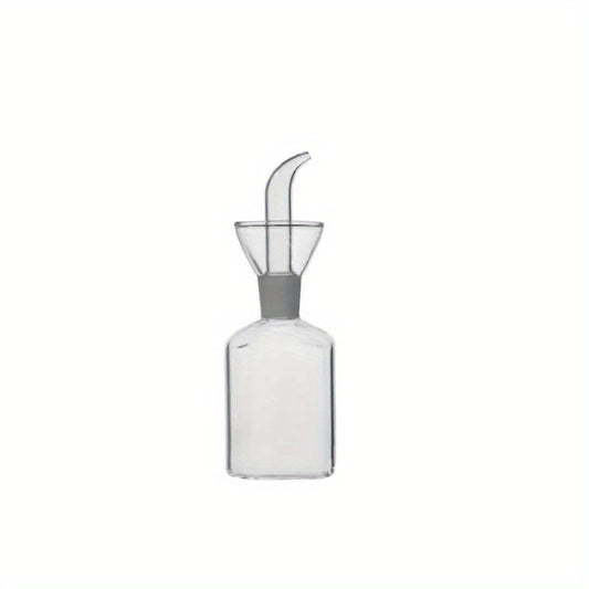 Transparent Olive Oil Vinegar Bottle Kitchen Dispenser